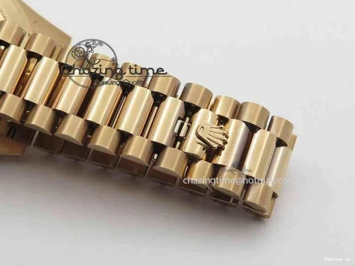 1226 Sophisticated Day-Date 40mm 228239 RG Noob 1:1 Best Edition Brown Roman Dial On RG President Bracelet A 3707